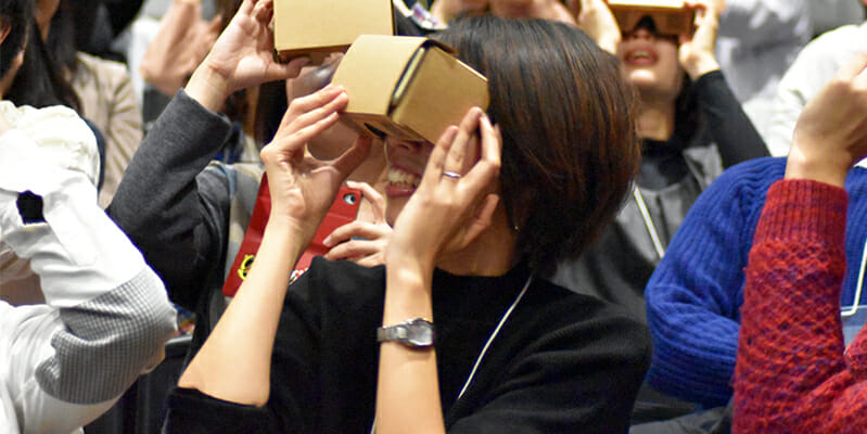 VRを活用したゼロインの社員総会の事例画像